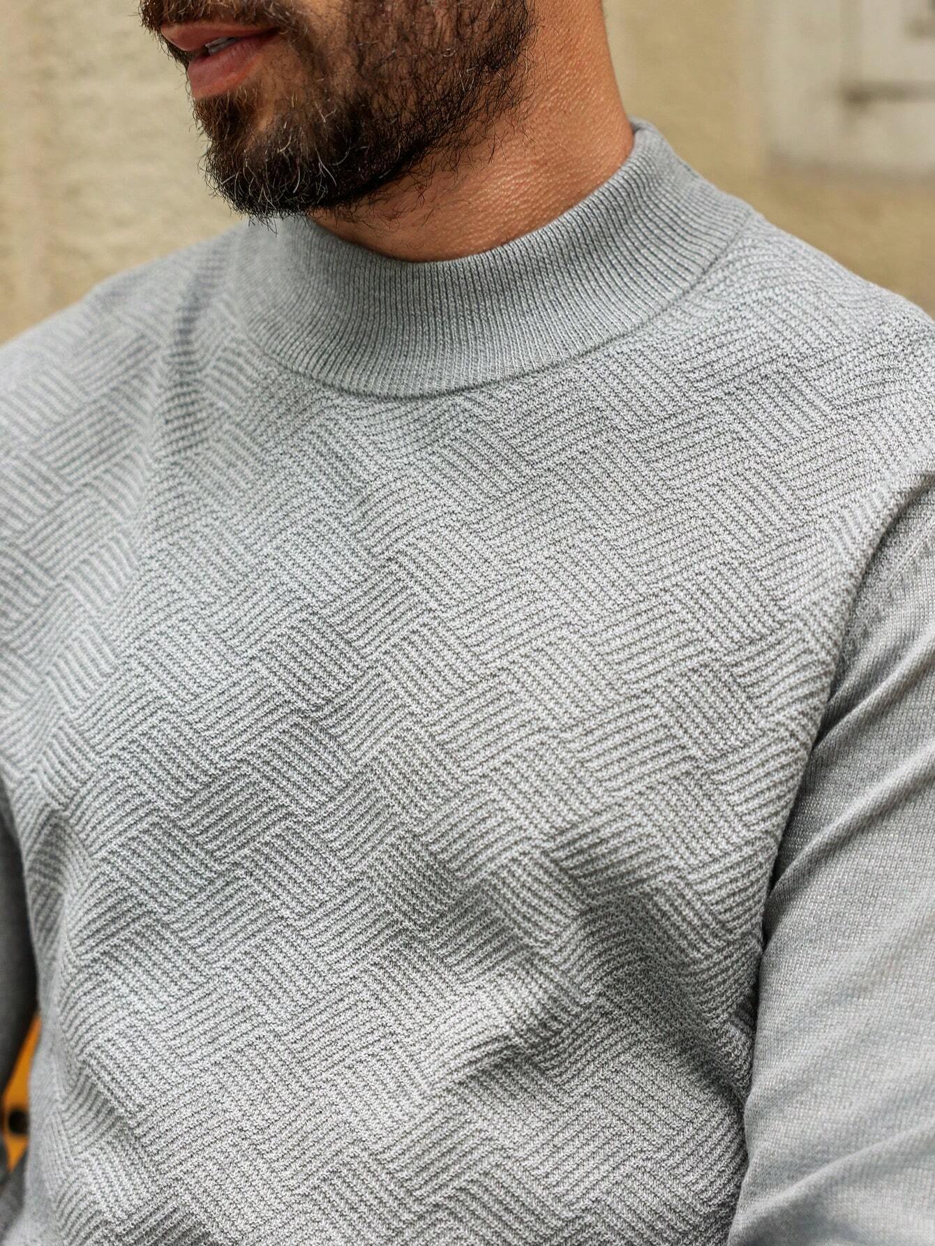 Pull Gris Décontracté